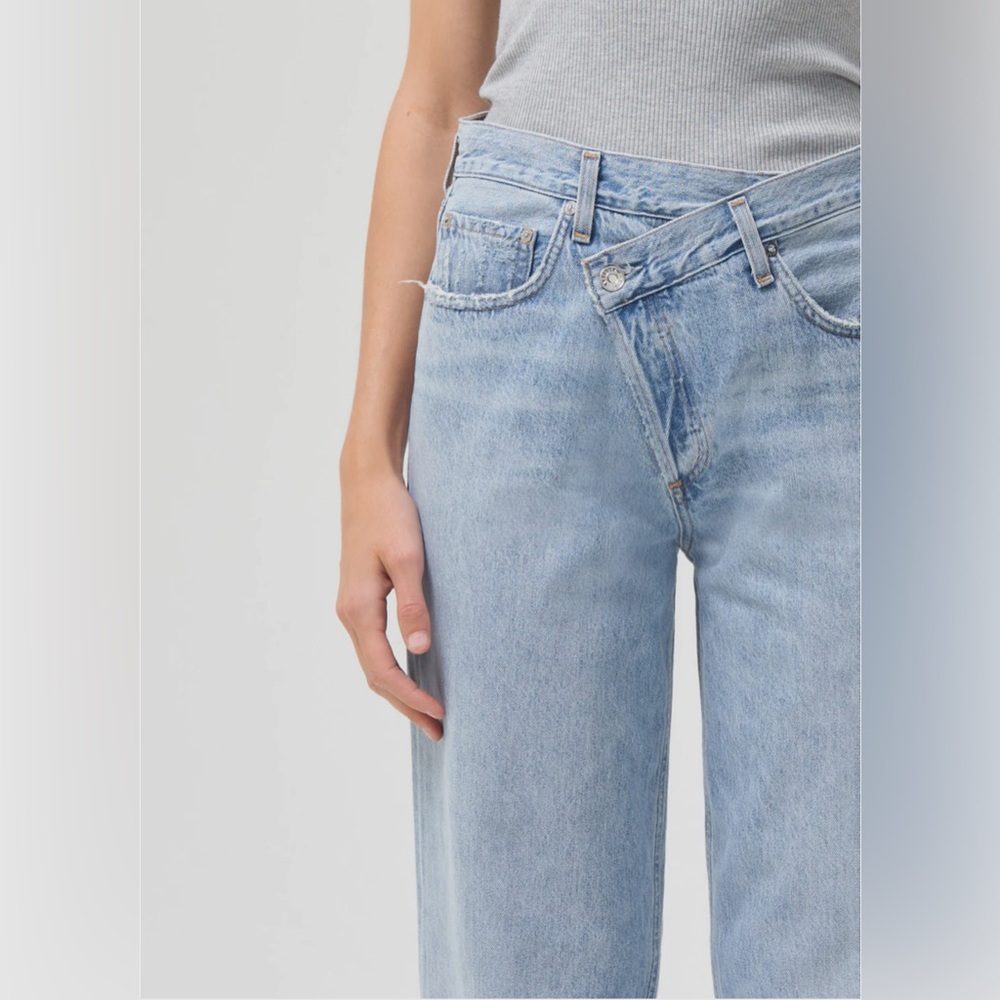 AGOLDE Criss Cross Upsized Jean in suburbia medium wash size 26 - Picture 5 of 10